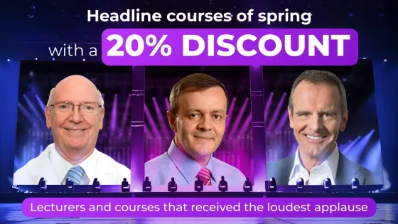 Headline courses of this spring with a 20% discount