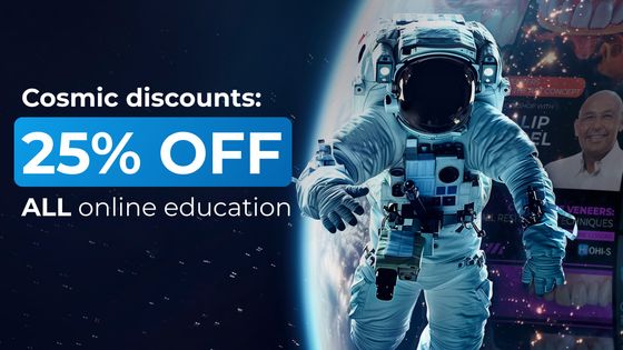 Cosmic discounts: 25% OFF ALL online education until May 9