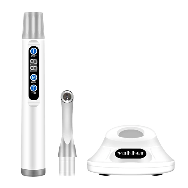 Vakker VK-018 Luce di polimerizzazione LED bianca a spettro ampio. 1 secondo per polimerizzare 2mm.