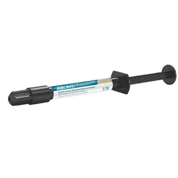 Allcem Veneer APS Tono Blanco Opaco, Jeringa de 2.5g con 5 Puntas de Aplicación