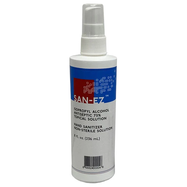 SAN-EZ Hand Sanitizer, Isopropyl Alcohol Antiseptic 75% Topical Solution, Case SAN-EZ Hand Sanitizer, Isopropyl Alcohol Antiseptic 75% Topical Solution, Case