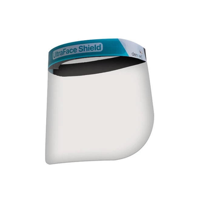 UltraFace Protector Facial. 2/unid. Transparente, Ligero (25gr), Antivaho y resistente a rayones.