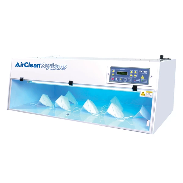 Scatola di decontaminazione con luce UV per maschere N95 AirClean Systems 24" - fino a 12.