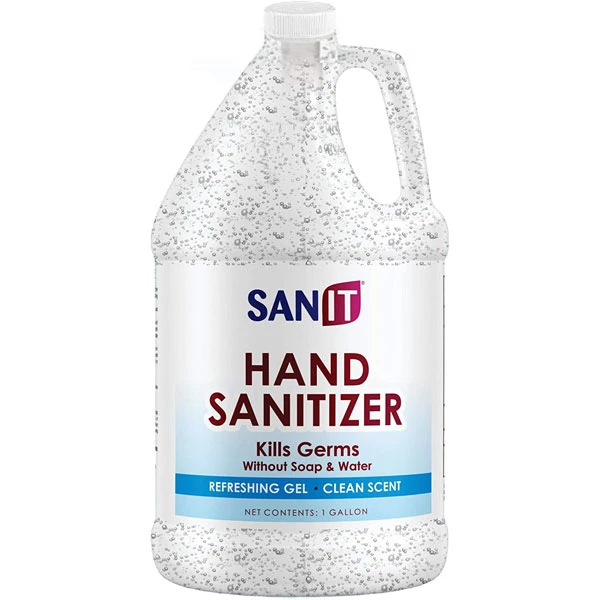 Sanit Hand Sanitizer Gel, 1 Gallon Bottle. 70% Isopropyl Alcohol