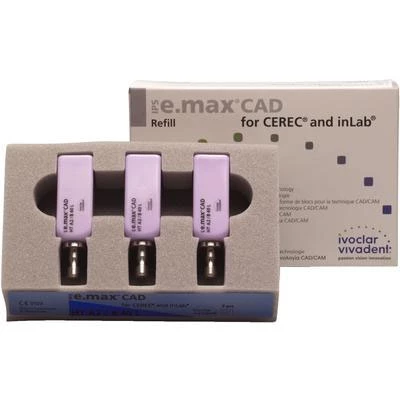 IPS e.max CAD Blocks HT, Size B40L Shade A2 - 3/Pk. For CAD/CAM dental IPS e.max CAD Blocks HT, Size B40L Shade A2 - 3/Pk. For CAD/CAM dental