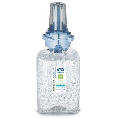 Gel desinfectante de manos Purell Advanced 4x700mL recarga para dispensador ADX-7. Certificado ecológico.