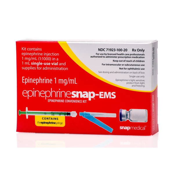 Epinefrina Snap Kit EMS, 1/Paq. Diseñado para uso por profesionales de la salud.