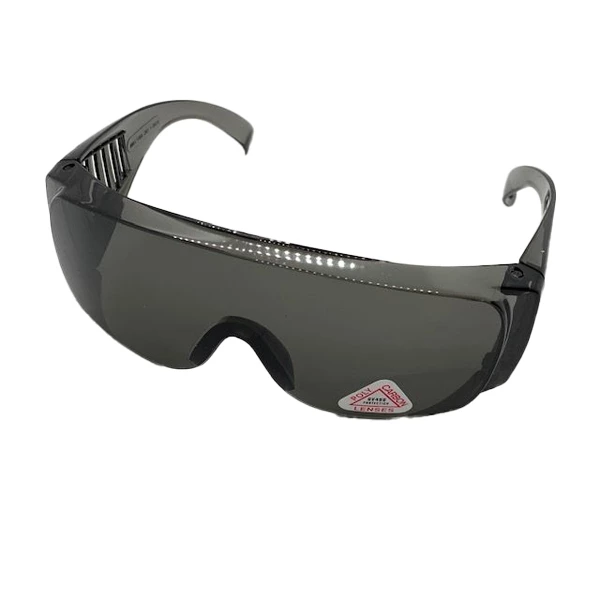 Очки безопасности House Brand из поликарбоната UV400 с фиксированными дужками, черные, 1 шт./уп.