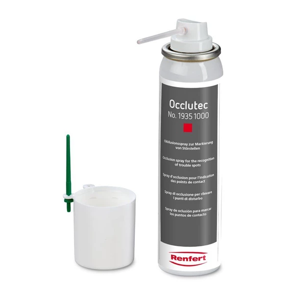 Spray de Oclusión Occlutec - Rojo 75ml. Spray indicador de puntos altos para marcar.