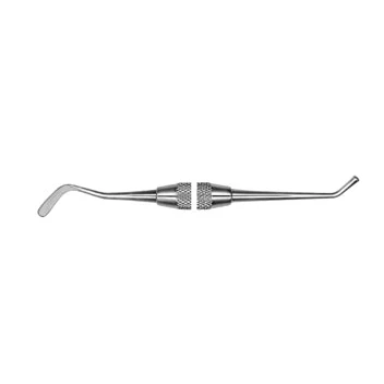 Instrumento de compósito de dupla face Hu-Friedy #2 Goldstein flexithin com ponta regular.