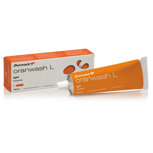 Oranwash L Матеріал для зняття зубних відбитків для ZetaPlus, тюбик 140 мл. Низький
