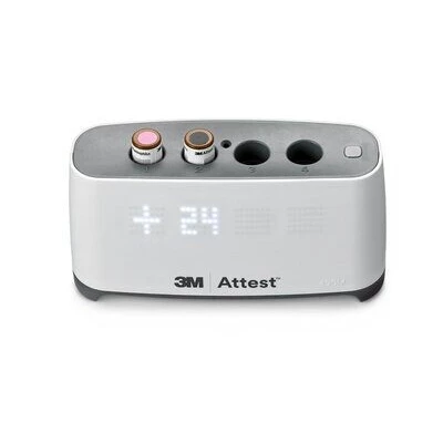 Lector automático Attest Mini. Lector automático dual de 4 pocillos para 24 minutos biológicos.