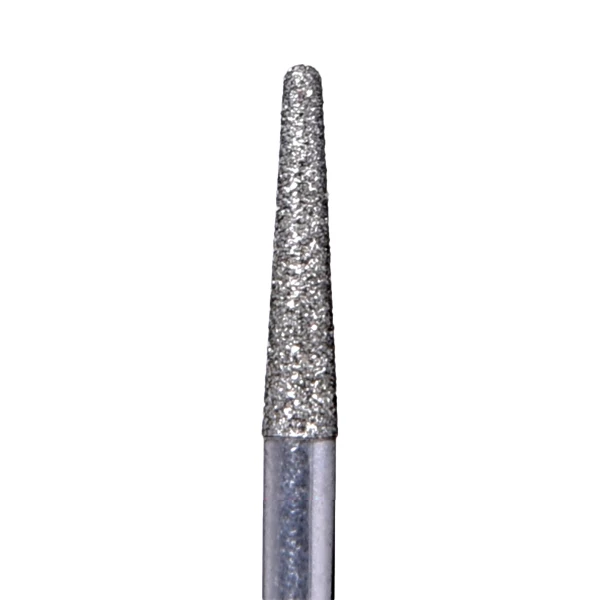 House Brand FG 856.018F Round End Taper, Fine Grit Diamond Burs, 10/Pk