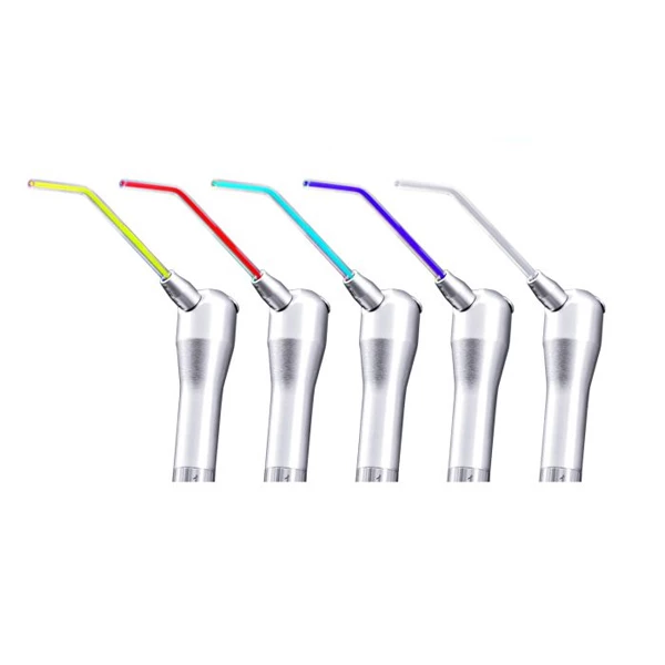 Puntas de núcleo plástico Essentials Rainbow, puntas desechables para jeringa de aire-agua. Ajuste.