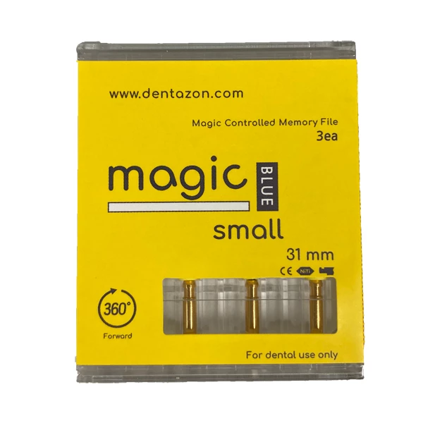 Archivo de Memoria Controlada Magic Blue 31mm #20-0.04 (Pequeño) 3/Paq. Asimétrico