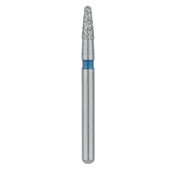 Meisinger FG 855.016 Средний круглой концевой конусный алмазный бор, многоразовый, 5 шт. 1,6 мм