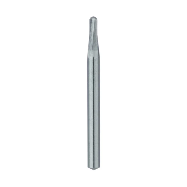 Meisinger FG #1172 Fresa de carburo de extremo redondeado y cónico, 5/Paq. Diámetro de 1.6 mm.