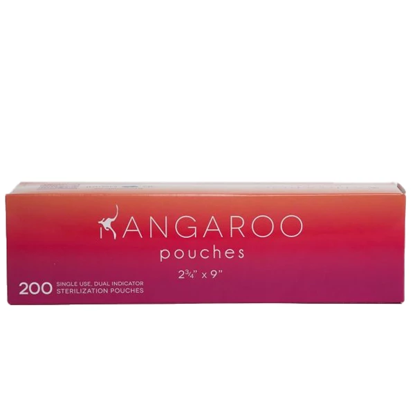 Kangaroo 2.75" x 9" Self-Sealing Sterilization Pouches, 200/bx. Internal Kangaroo 2.75" x 9" Self-Sealing Sterilization Pouches, 200/bx. Internal