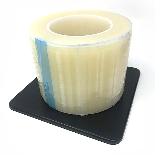 Película de barrera transparente Safe-Dent de 4" x 6" en caja dispensadora con soporte, caja de 8.