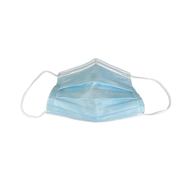 JJMD 3 Ply Earloop Face Mask, Blue, 50/Box.