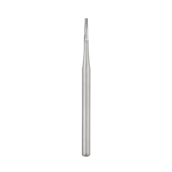 TriRockDental FG #700 SL (Longitud Quirúrgica), Fresa de Carburo de Corte Cruzado en Forma de Cono.