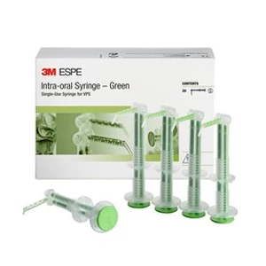3M ESPE Intra-Oral Syringe, Single-Use Empty - Green 20/Bx. EXPORT PACKAGE. VPS