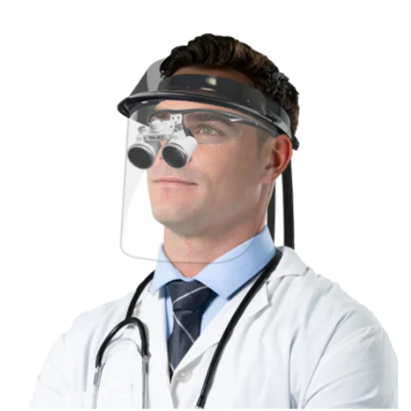 iVisor Loupe Visor And Shield Kit - Pink, Size Medium (9cm). Contains 1 Pink