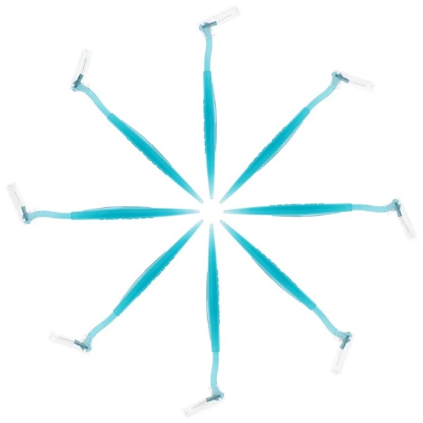 Curaprox Prime CPS 06 Interdentalbürsten-Set - 0,6 mm Türkis, 25 Stück/Packung