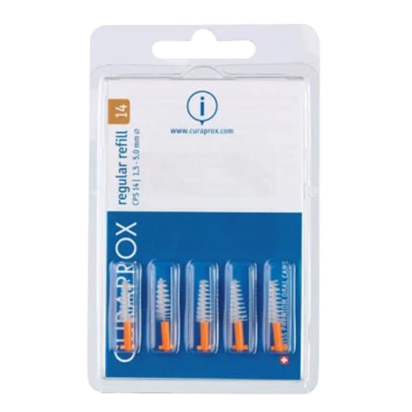 Curaprox Regular CPS 14 межзубные щетки 1,5 мм конусные оранжевые 5 шт./уп.