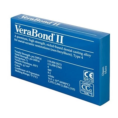 Verabond II Литьевой сплав Тип 5, 208 г/упаковка. Премиум, высокая прочность.