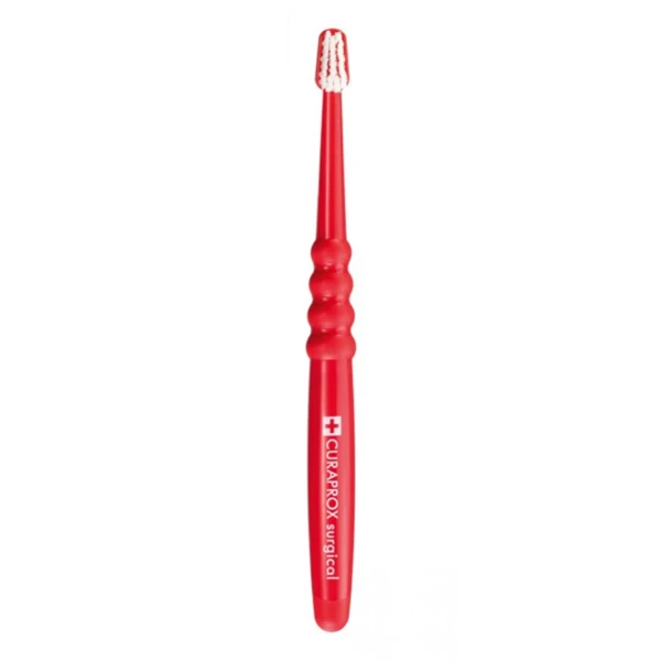 Curaprox CS Surgical Mega Soft Toothbrush – Red 1/Pk. 12,000 Super-Flexible