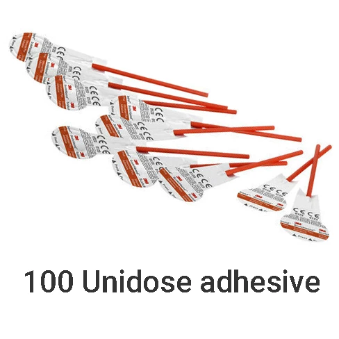 Kit de dosis unitarias de adhesivo 3M Scotchbond Universal Plus. Incluye 100 dosis unitarias.