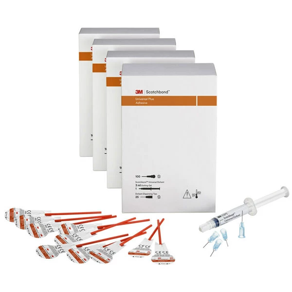 Kit de dosis unitarias de adhesivo 3M Scotchbond Universal Plus, 400 dosis unitarias.
