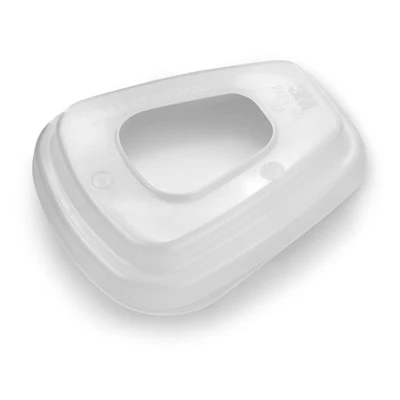 Retenedor de filtro 3M - Blanco translúcido 100/caja. Diseñado para sujetar partículas.