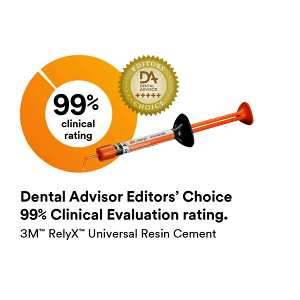 3M RelyX Universal Resin Cement Trial Kit - Shade A1. Dual-cure Resin Cement