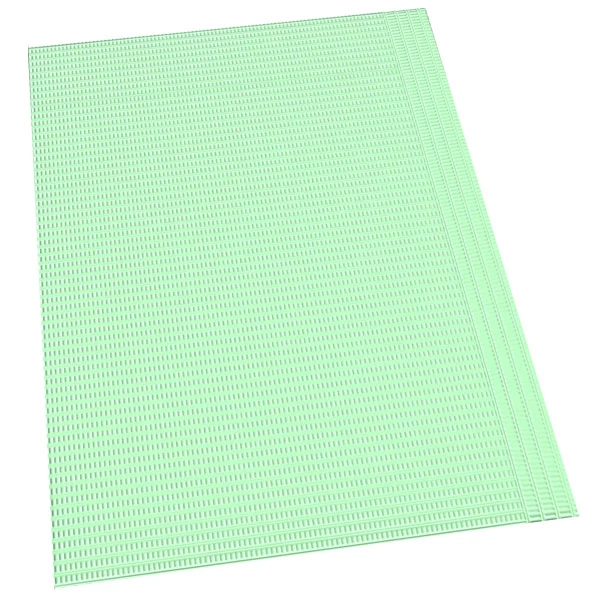 Dynarex Patient Bibs, Mint Green, 12.88" x 17.75", 500/Case, 2-Ply Paper