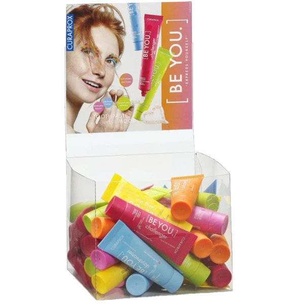 Curaprox [SEI DU.] Zahnpasta - Verschiedene Geschmäcker 36x 10ml Tuben im Spender