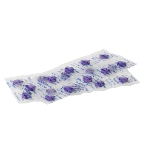 Curaprox PCA 222 Two-Color Plaque Indicator Tablets, 100/Pk. Chewable Tablets