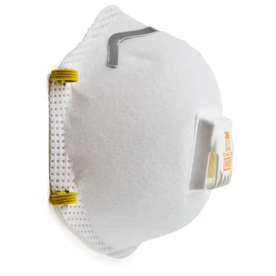 Respirador Particulado 3M 8511 NIOSH N95 con bandas elásticas trenzadas, 10 por caja. Cool Flow.