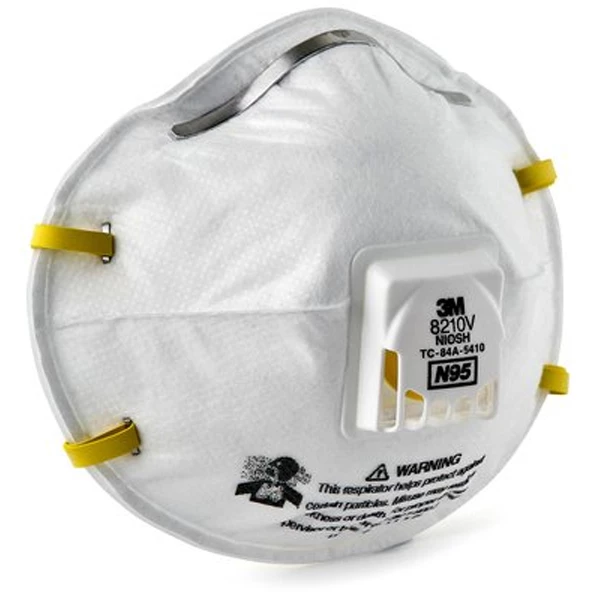Respirador de partículas 3M 8210v NIOSH N95