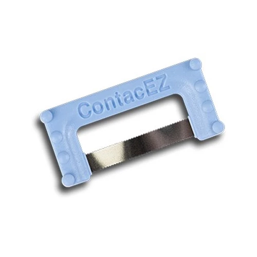 ContacEZ Restorative Blue Double-Serrated Strip 32/Pk. Heavy Duty Saw with top