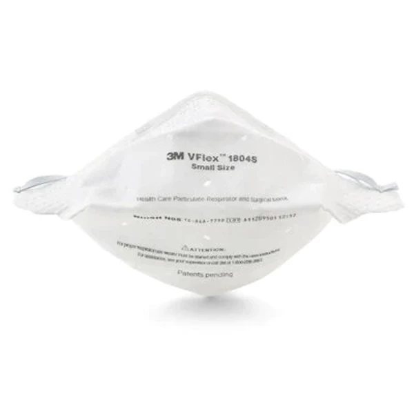 Mascarilla quirúrgica y respirador particulado 3M VFlex NIOSH N95 Talla PEQUEÑA 50/unidad por caja.