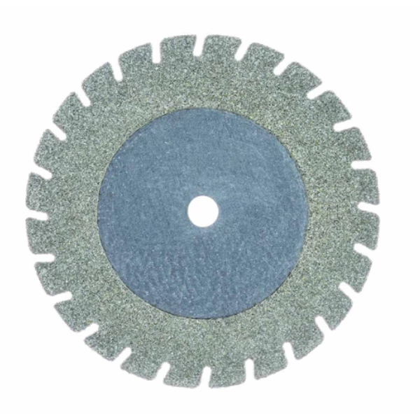 Disco de diamante de borde serrado doble cara Meisinger 940F 1/Pk. Sin montar. Ø18mm