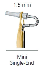 Hu-Friedy CF II Single end amalgam carrier with a mini size syncote coating tip