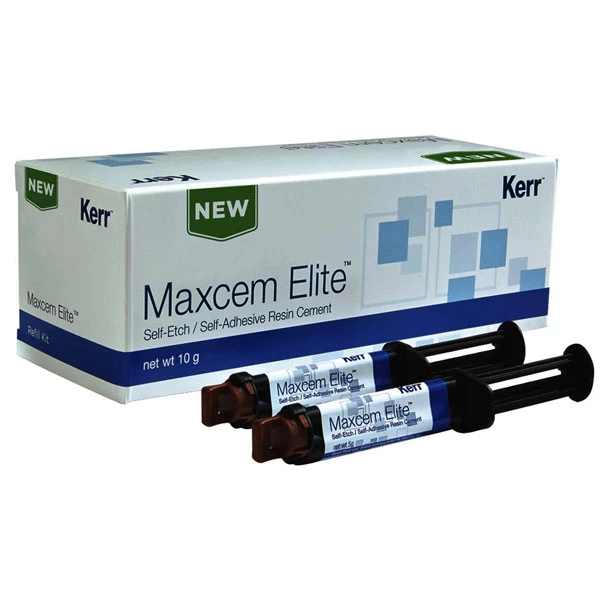 Maxcem Elite Clear Refill - EXPORT PACKAGE, Self-Etch, Self-Adhesive Resin