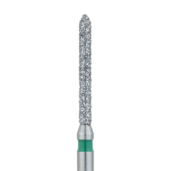 Meisinger FG #886.012 Крупный скошенный цилиндрический алмазный бор, длинный, 5 шт. в упаковке, 1.2 мм
