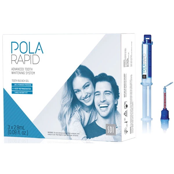 Pola Rapid In Office Teeth Whitening Kit, 3 Patient Kit, 38% Hydrogen Peroxide Pola Rapid In Office Teeth Whitening Kit, 3 Patient Kit, 38% Hydrogen Peroxide