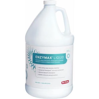 Enzymax 1 Gal Concentrato di Liquido per Pulizia Ultrasonica a Doppio Enzima Generale