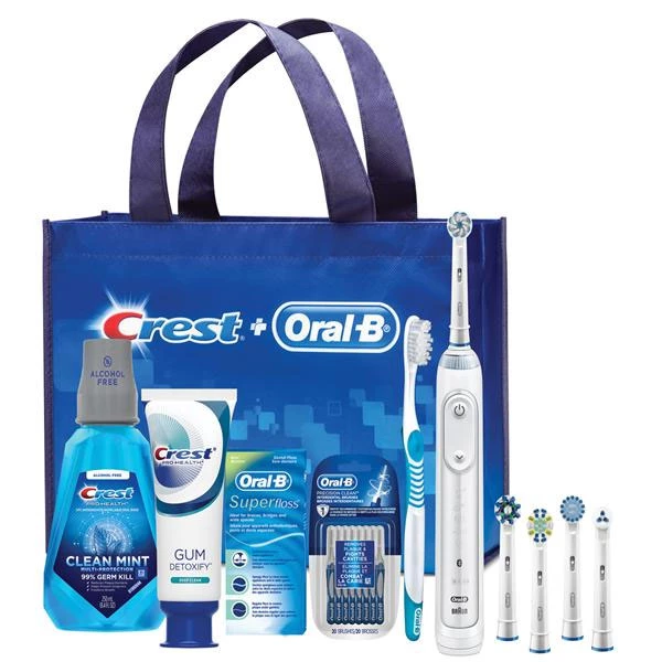 Paquete de cepillos de dientes eléctricos Crest Oral-B Genius Implant Power 3/unidad. Contiene: Oral-B