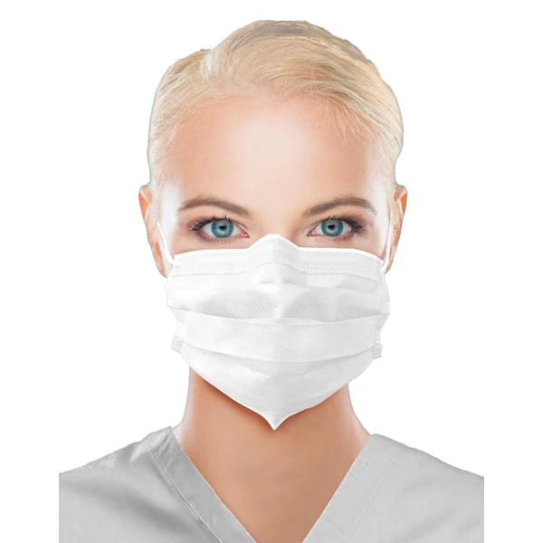 Uniguard Fluidbloq ASTM Level 3 Earloop Mask 4-Ply, WHITE 50/Pk. Nose&Chin Uniguard Fluidbloq ASTM Level 3 Earloop Mask 4-Ply, WHITE 50/Pk. Nose&Chin